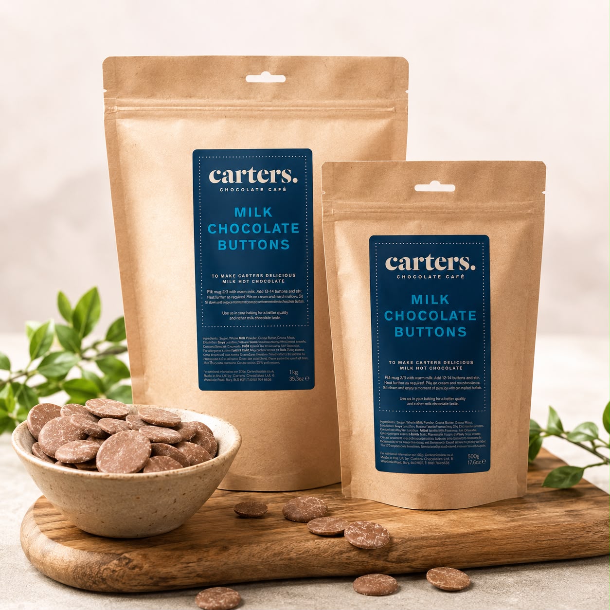 Milk Chocolate Buttons (500g)
